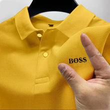 Load image into Gallery viewer, Men's Short Sleeve Polo Shirt, Quick Dry, Breathable, Casual, Stylish, Business, Sports, Summer, High, New, 2025
