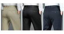 Load image into Gallery viewer, 5 Colors Men&#39;s Business Casual Pants Autumn New Anti-wrinkle Stretch Straight Soft Trousers Fashion Formal Male Clothing
