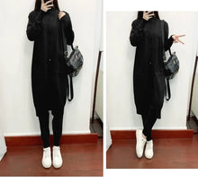 Load image into Gallery viewer, Fashion Women Sweater 3 Piece Set Tracksuit Spring Autumn Long Cardigan Coat + Half Turtleneck Vest + Pants Knitted Suits Outfit
