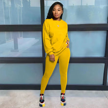 Load image into Gallery viewer, two piece set women 2 piece set stacked leggings clothes for women outfits stacked pants tracksuit female fall clothes
