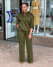 Load image into Gallery viewer, CM.YAYA Long Sleeve Women Set Loose Long Sleeve Hoodies Pant Suits 2024 Spring 2 Two Piece Sets Sporty Tracksuits Street Outfits
