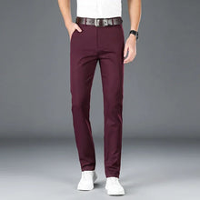 Load image into Gallery viewer, 2024 Men&#39;s Spring Summer Fashion Business Casual Long Pants Suit Pants Male Elastic Straight Formal Trousers Plus Big Size 30-40
