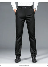 Load image into Gallery viewer, 5 Colors Men&#39;s Business Casual Pants Autumn New Anti-wrinkle Stretch Straight Soft Trousers Fashion Formal Male Clothing
