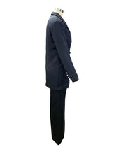 Load image into Gallery viewer, Autumn Winter 2 Piece Outfits for Women Blazer Jackets High Waisted Straight Leg Pants Suits Set Business Casual Office
