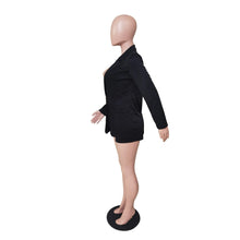 Load image into Gallery viewer, Two Piece Sets Women Blazer Set Elegant Office Suits Casual Slim Shorts Set Pants Streetwear Outfit Spring Autumn Tracksuit Work
