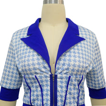 Load image into Gallery viewer, Women Two Piece Sets Outfits Elegant Tweed Slim Shorts Short Coat Tops Lady Clothes Formal Business Office Work Suits

