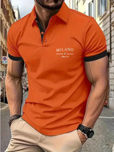 Load image into Gallery viewer, New solid-color polo shirts for men, outdoor casual business, lightweight and breathable polo shirts, and daily casual lapel shi
