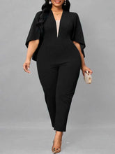 Load image into Gallery viewer, Jumpsuits for Women Autumn Batwing Sleeves Jumpsuit Ladies Elegant Office Formal Plus Size Sexy Jumpsuit Wholesale Dropshipping
