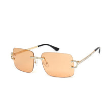Load image into Gallery viewer, Fashion Rimless Square Sunglasses Vintage Diamond Brand Design Cut Lens Sun Glasses Men Women Metal Frame Luxury UV400 Eyewear
