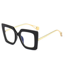 Load image into Gallery viewer, SHAUNA Fashion Venetian Pearl Overize Square Sunglasses Retro Women Anti-Blue Light Glasses Frame
