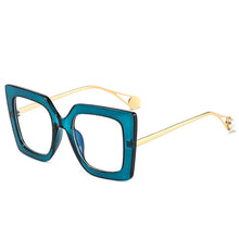Load image into Gallery viewer, SHAUNA Fashion Venetian Pearl Overize Square Sunglasses Retro Women Anti-Blue Light Glasses Frame
