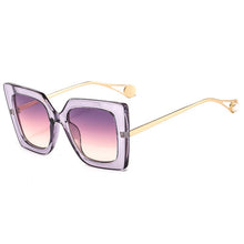 Load image into Gallery viewer, SHAUNA Fashion Venetian Pearl Overize Square Sunglasses Retro Women Anti-Blue Light Glasses Frame
