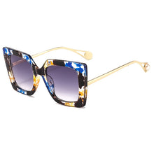 Load image into Gallery viewer, SHAUNA Fashion Venetian Pearl Overize Square Sunglasses Retro Women Anti-Blue Light Glasses Frame
