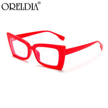 Load image into Gallery viewer, Fashion Ladies Glasses Small Frame Cat Eye Flat Glasses Candy Color Frame Optical Frame Can Wear Myopia Glasses 2020 Latest Hot
