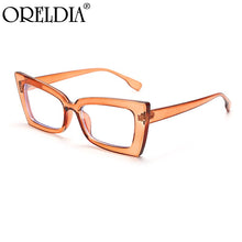 Load image into Gallery viewer, Fashion Ladies Glasses Small Frame Cat Eye Flat Glasses Candy Color Frame Optical Frame Can Wear Myopia Glasses 2020 Latest Hot
