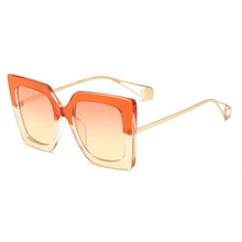 Load image into Gallery viewer, SHAUNA Fashion Venetian Pearl Overize Square Sunglasses Retro Women Anti-Blue Light Glasses Frame
