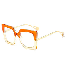 Load image into Gallery viewer, SHAUNA Fashion Venetian Pearl Overize Square Sunglasses Retro Women Anti-Blue Light Glasses Frame
