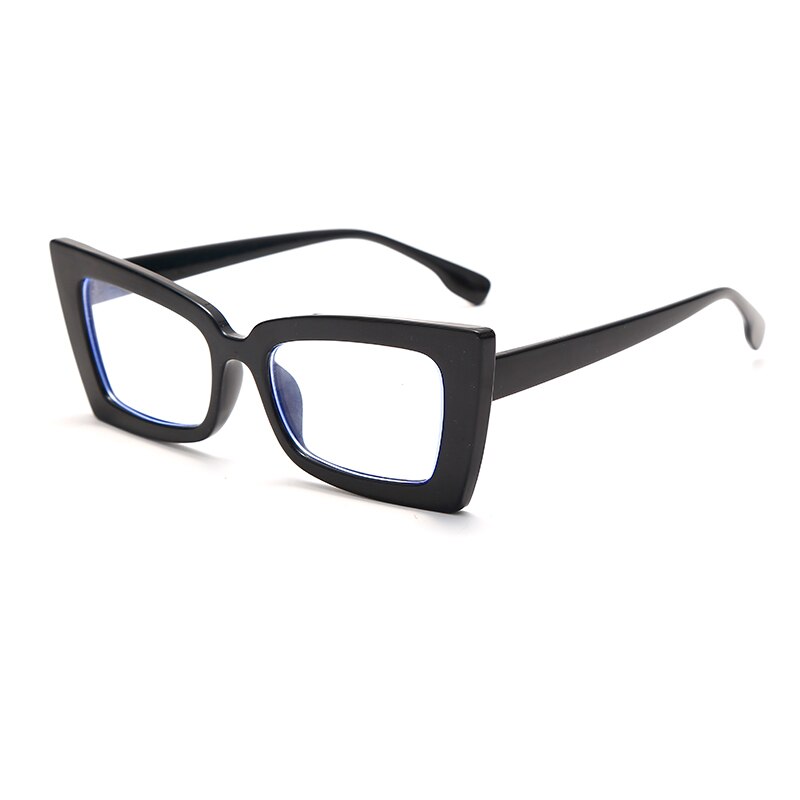 Fashion Ladies Glasses Small Frame Cat Eye Flat Glasses Candy Color Frame Optical Frame Can Wear Myopia Glasses 2020 Latest Hot