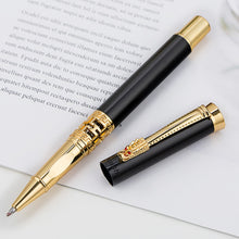 Load image into Gallery viewer, Luxury Business Office Sign Pen Hollow Metal Ballpoint Pens Student Writing School Rollerball Pen Stationery Supplies 03779
