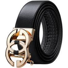 Load image into Gallery viewer, WILLIAMPOLO Genuine leather Belt Men Luxury Brand Designer fashion Top Quality Belts for Men Strap Male Metal Automatic Buckle
