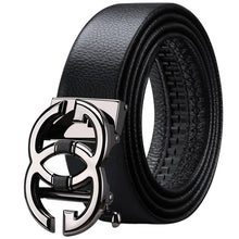 Load image into Gallery viewer, WILLIAMPOLO Genuine leather Belt Men Luxury Brand Designer fashion Top Quality Belts for Men Strap Male Metal Automatic Buckle
