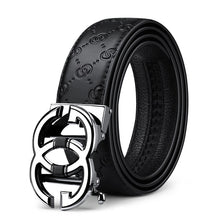Load image into Gallery viewer, WILLIAMPOLO Genuine leather Belt Men Luxury Brand Designer fashion Top Quality Belts for Men Strap Male Metal Automatic Buckle
